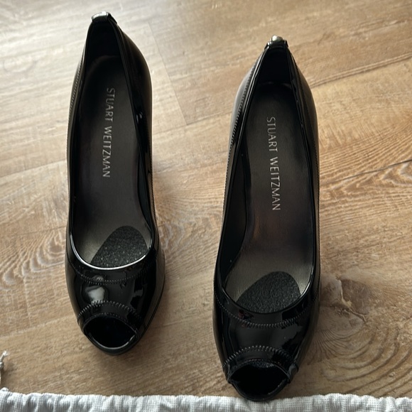 Stuart weitzman black heels 👠size 7 - Picture 6 of 11